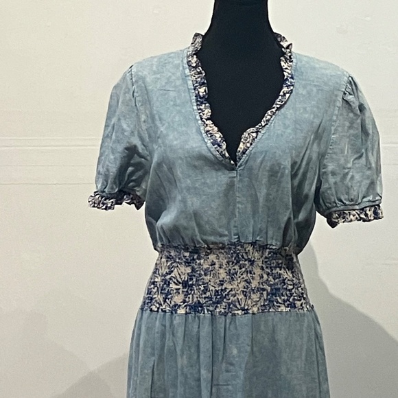 Red + Olive boho dress - Picture 12 of 15